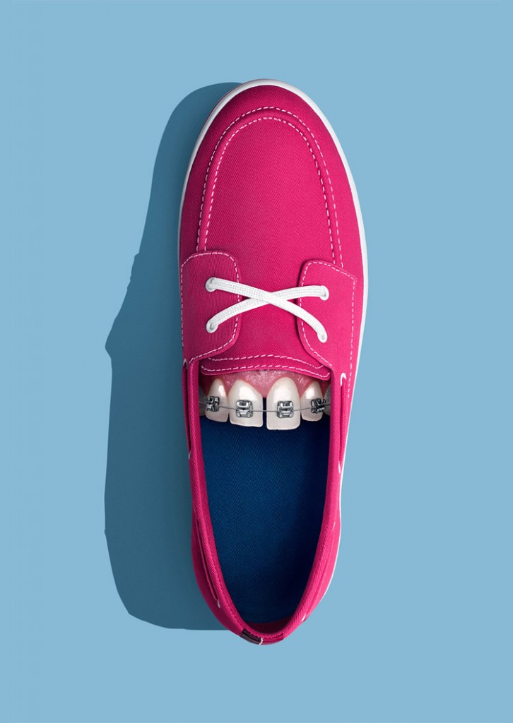 Photos Portray Shoes with Teeth Lost in