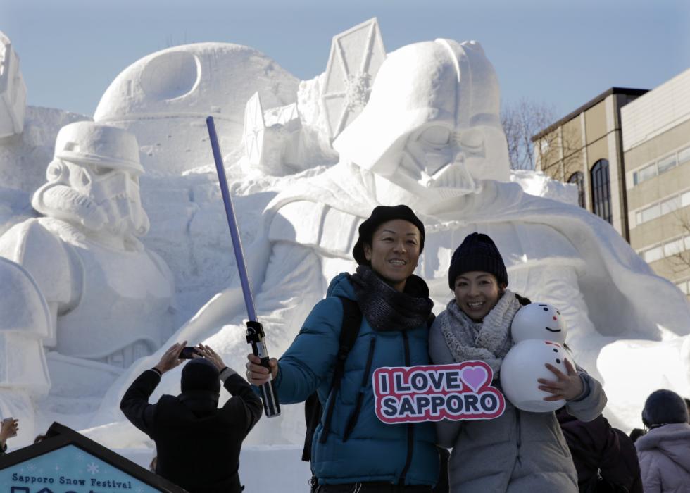 Sapporo Snow Festival began in Japan
