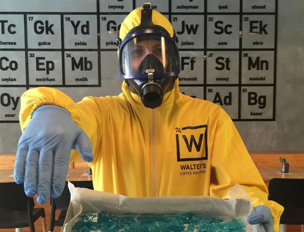 Walter White Lives On in 'Breaking Bad'Inspired Coffee Shop Lost in